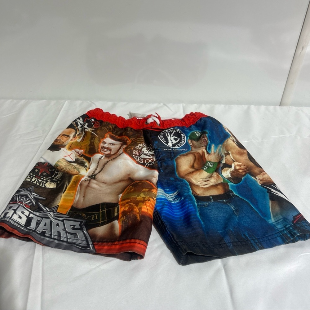 WWE 2013 Superstars BOYS X-S(4/5) Swim Trunks Bathing Suit